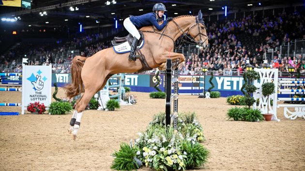 Showjumping emerging megastar Serena Kullich and Benfields Victory