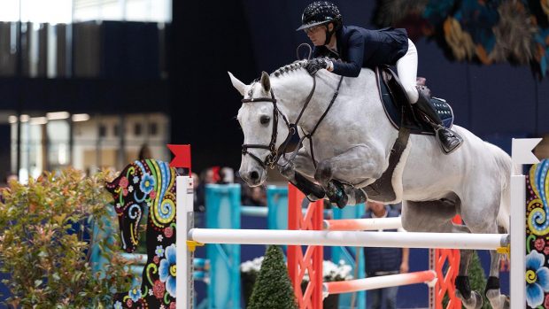 John Whitaker has the ride on Arqana De Riverland, pictured here with Juliette Faligot