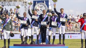 Swedish showjumping team wins gold at the 2023 European Championships with Henrik Ankarcrona