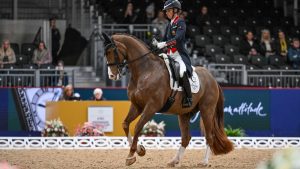 Charlotte Dujardin and Imhotep at London International 2023