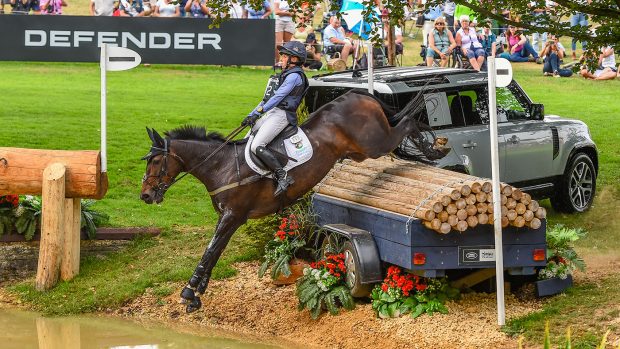 Ros Canter and Pencos Crown Jewel at Burghley 2022.