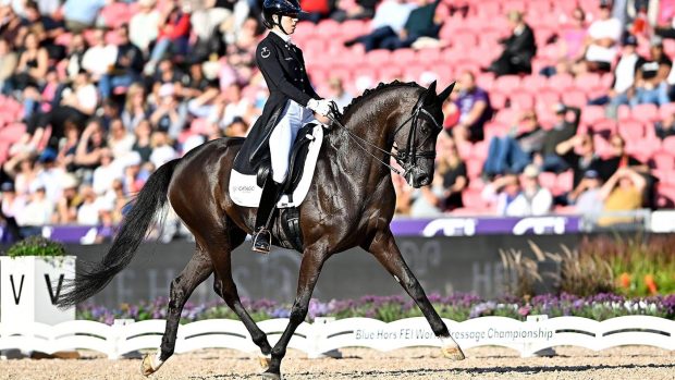 Dressage rider Carina Cassøe Krüth, pictured, is among the eight named on the Danish dressage longlist for Paris 2024