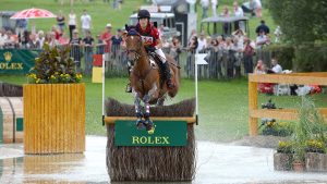 Five-star eventer More Inspiration, pictured here with Holly Jacks-Smither at CHIO Aachen in 2015., has died aged 18.