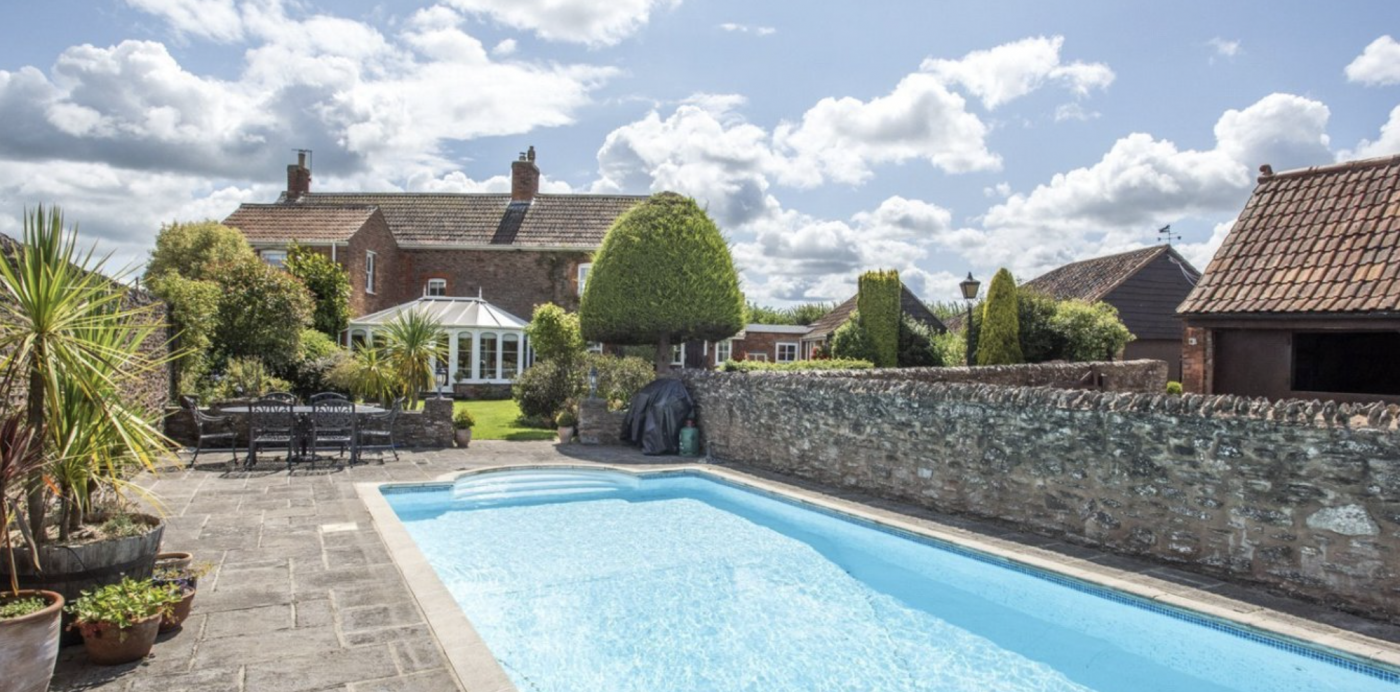 Have a look round this four-bed equestrian house with stables, enviornment, pool and extra