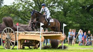 Tom McEwen and JL Dublin at the 2023 European Championships.