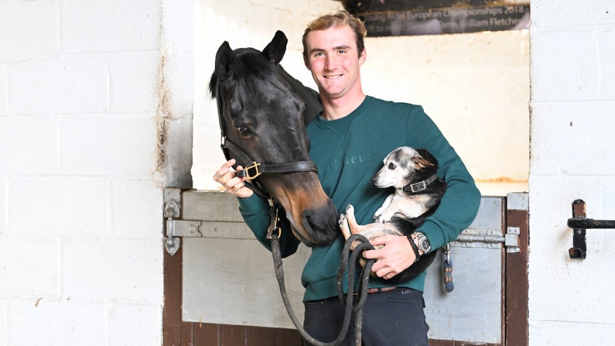 Will and Olli Fletcher Horse & Hound yard visit Horse & Hound