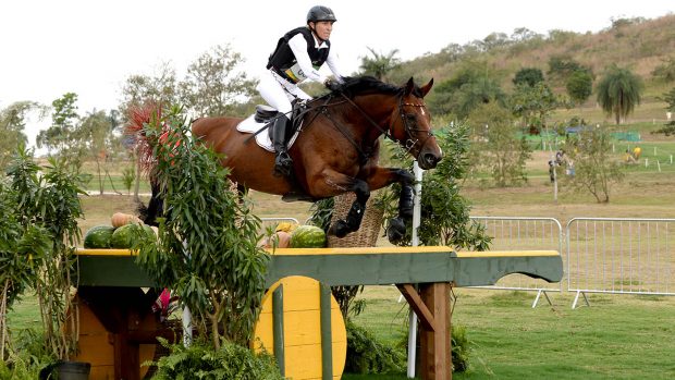 Ingrid Klimke Olympics: Ingrid on SAP Hale Bob OLD at the Rio Games