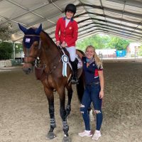 Jessica Springsteen with groom Josie Eliasson