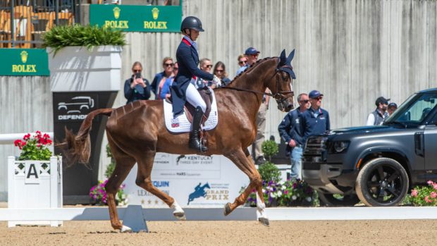 Kentucky Three-Day Event dressage: Yasmin Ingham and Banzai Du Loir