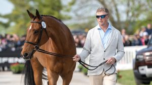 Kentucky Three-Day Event final trot-up: Doug Payne and Quantum Leap