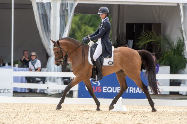 Kentucky 3-Day Tournament dressage – veteran fan favorite delivers