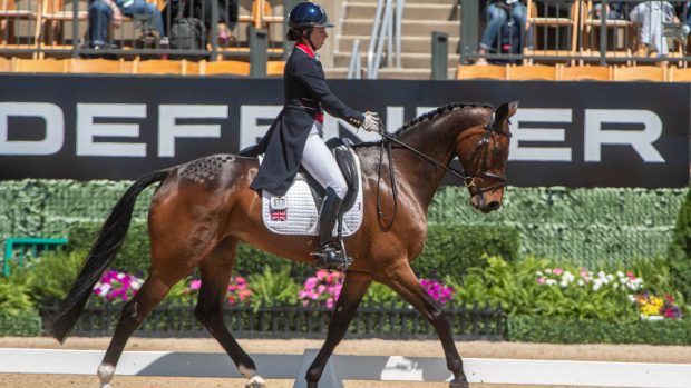 Kentucky Three-Day Event dressage: Kirsty Chabert and Classic VI