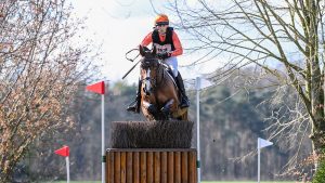 Tom Woodward riding Jaeger Master in the CCI-S 4* at Thoresby Park 2024.