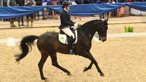 Zante and Ellie Roberts at Winter Dressage Championships