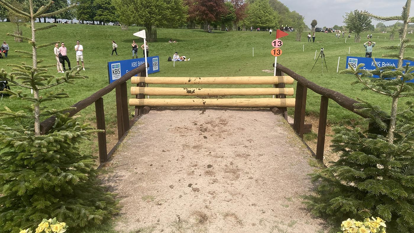 BE100 grassroots championships cross-country course 2024 fence 13