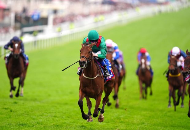 Epsom Oaks result 2024: Ezeliya ridden by Chris Hayes: