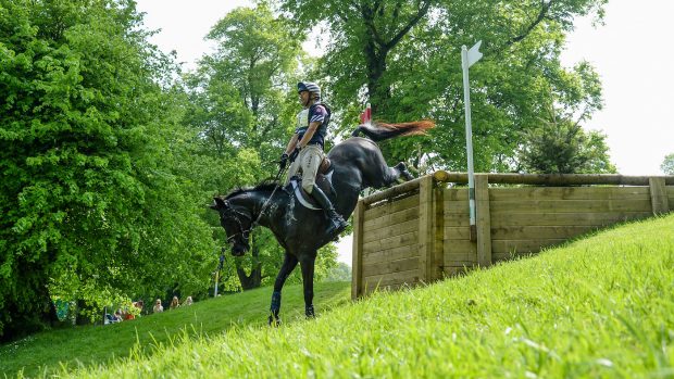Boyd Martin and Tsetserleg TSF at Badminton Horse Trials cross-country