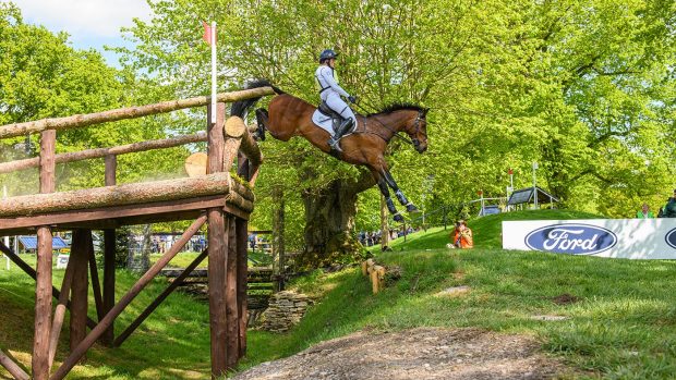 Bubby Upton and Cola at Badminton 2022.