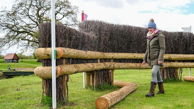Nicola Wilson walks the Badminton Horse Trials cross-country course for Horse & Hound