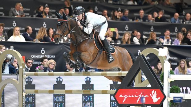 Swedish Olympic showjumper Peder Fredricson has announced the retirement of top horse H&M Christian K. Here Peder Fredricson and H&M Christian are pictured in 2021.