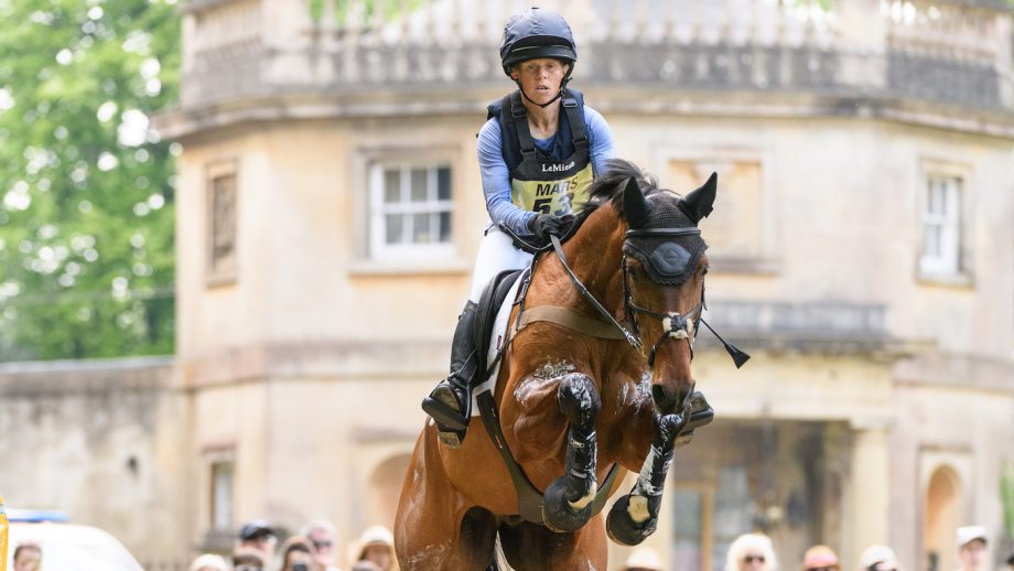 Badminton Horse Trials cross-country Ros Canter and Izilot DHI
