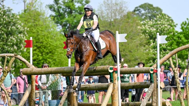 Pippa Funnell and MCS Maverick on the Badminton Horse Trials cross-country