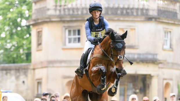 Ros Canter and Izilot DHI on the Badminton Horse Trials Cross-country