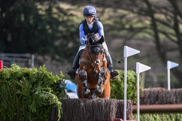 Badminton Horse Trials cross-country: Ros Canter and Izilot DHI at Thoresby in 2023