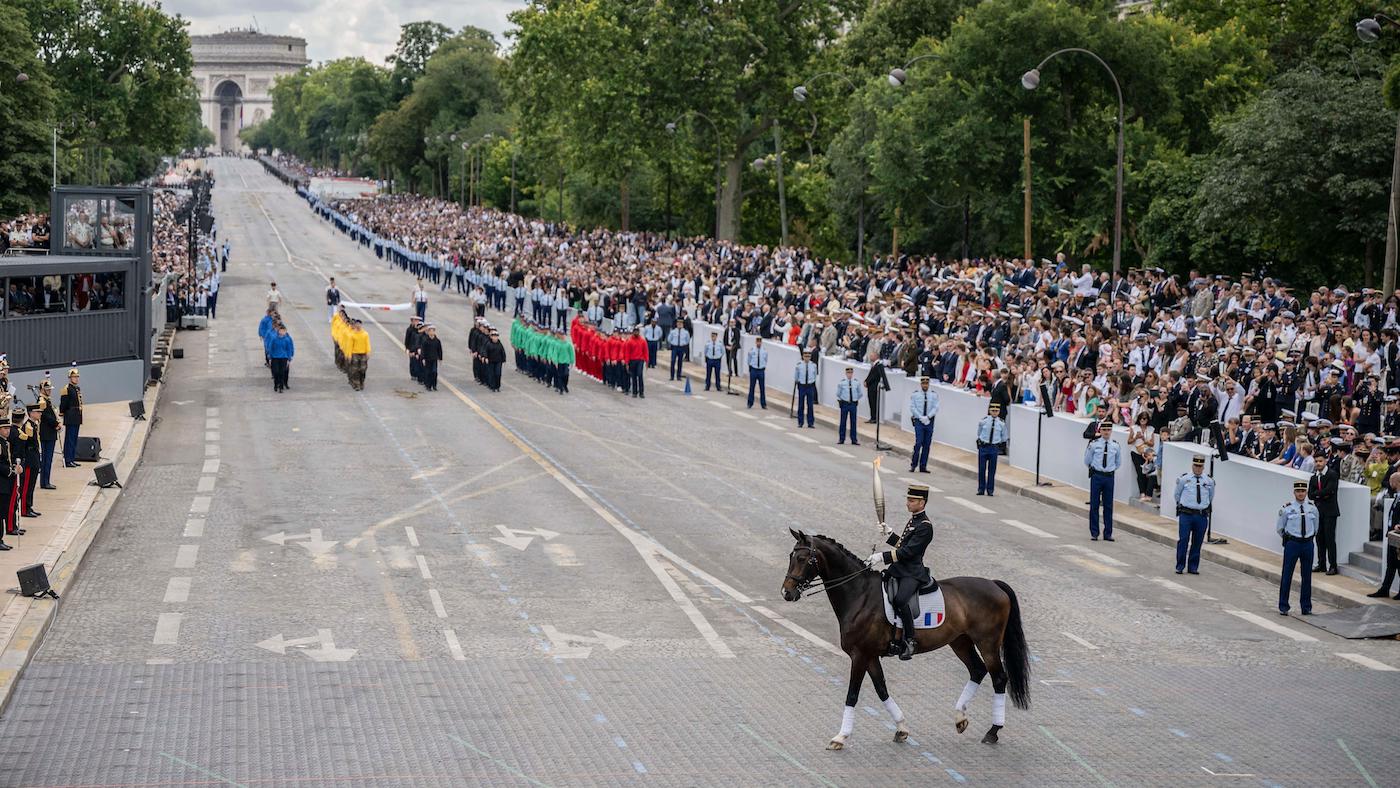 Equestrian carries Olympic torch via Paris, a fantastic rescue, and extra issues the pony global is speaking about