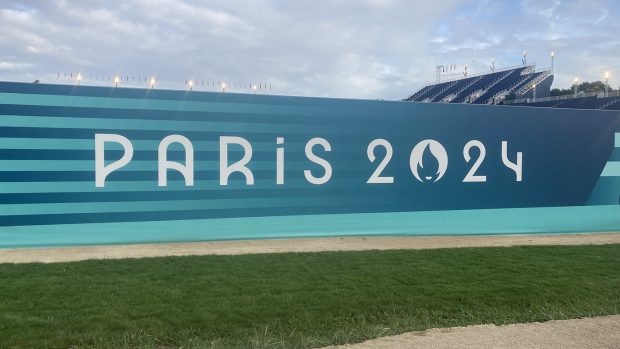 Olympic showjumping first trot-up at Paris 2024