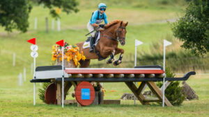 British Eventing retrained racehorse championship – Izzy Taylor and Bayaanaat