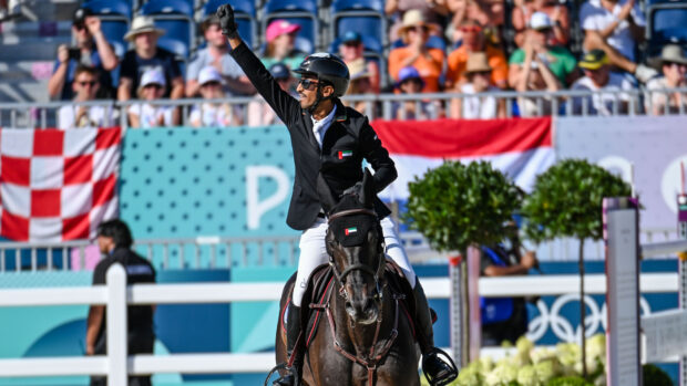 Omar Abdul Aziz Al Marzooqi make his Olympic showjumping debut