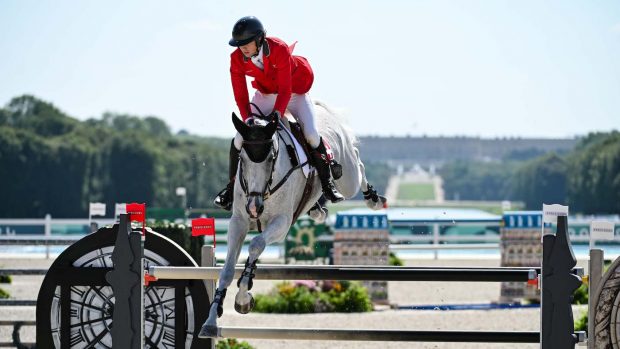 Martin Fuchs and Leone Jei in the Olympic showjumping