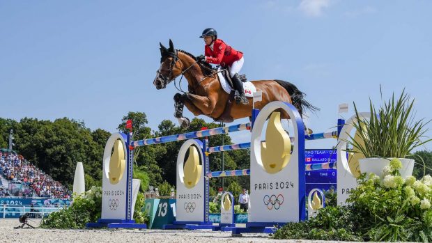 Erryn Ballard and Nikka vd Bisschop make Olympic showjumping debut