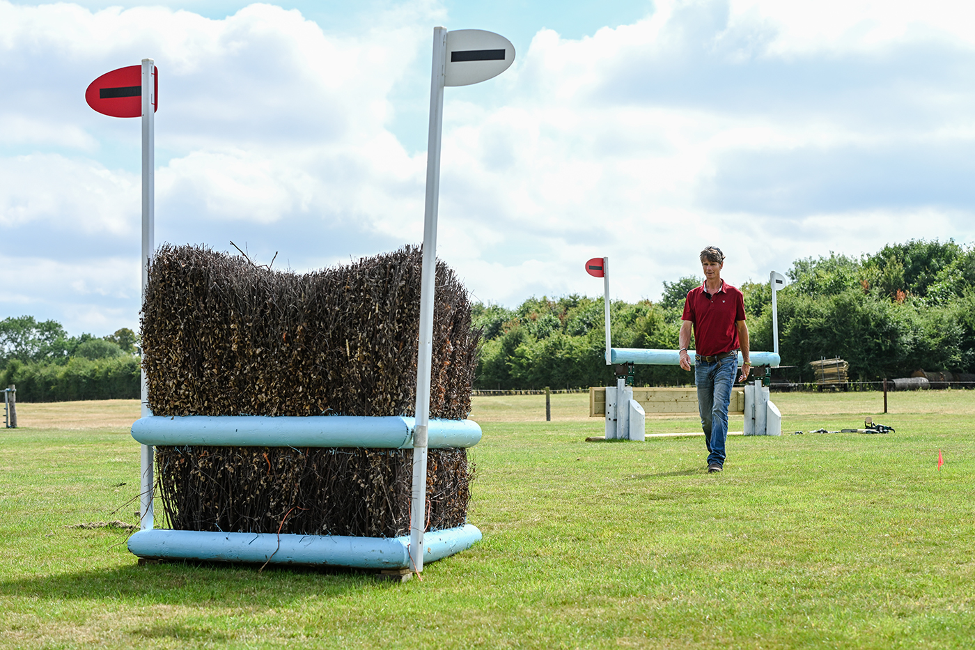 Burghley Horse Trials cross-country course fence 15bc