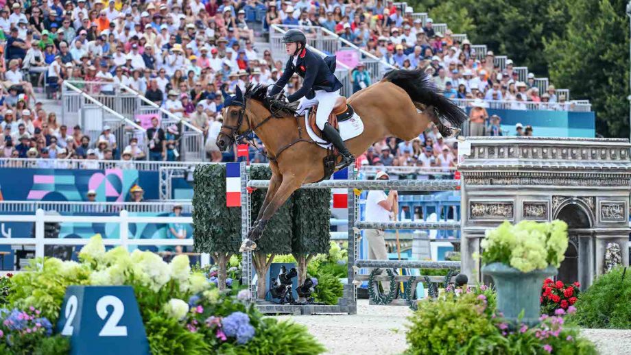 Harry Charles and Romeo 88 have jumped clear in the Paris Olympic showjumping individual qualifier.
