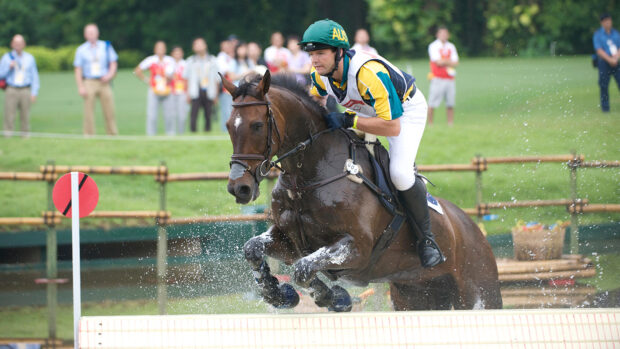 Clayton Fredericks and Ben Along Time at the 2008 Olympics.