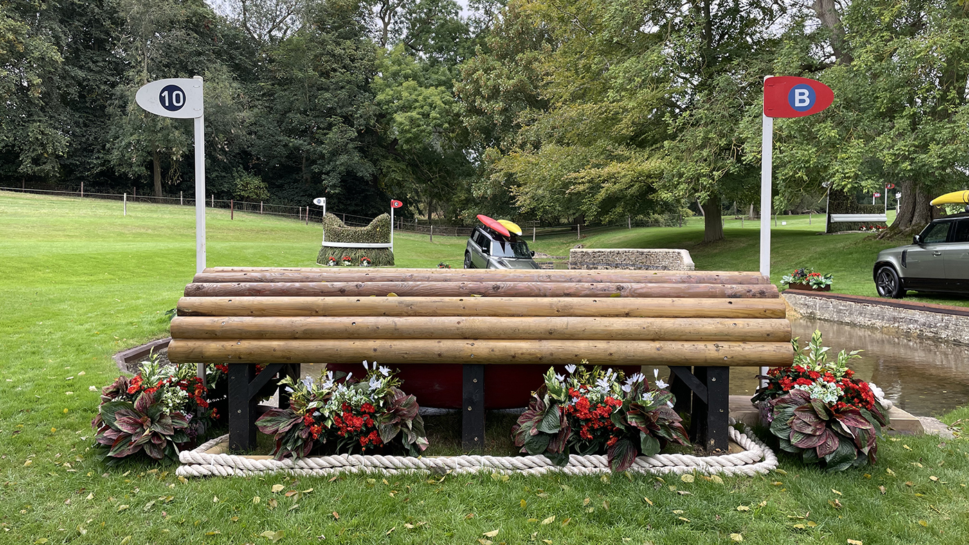 Burghley Horse Trials cross-country course fence 10b