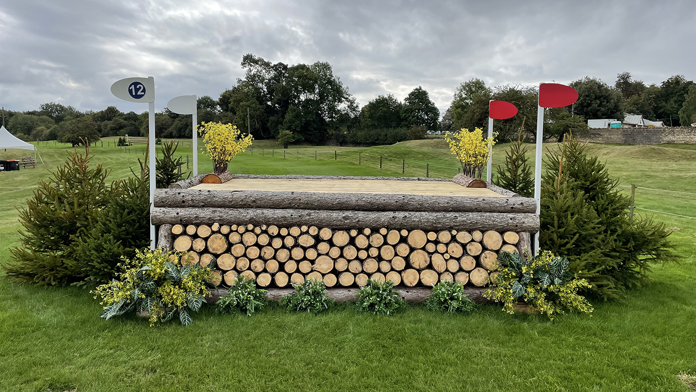 Burghley Horse Trials cross-country course fence 12