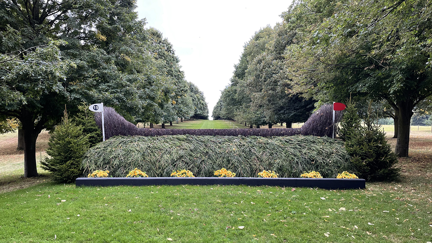 Burghley Horse Trials cross-country course fence 19