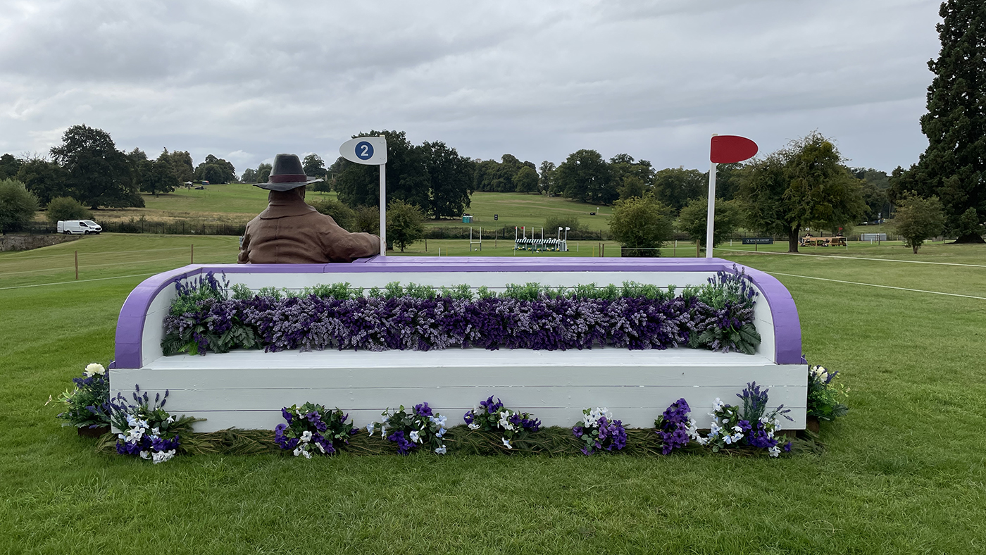 Burghley Horse Trials cross-country course fence 2