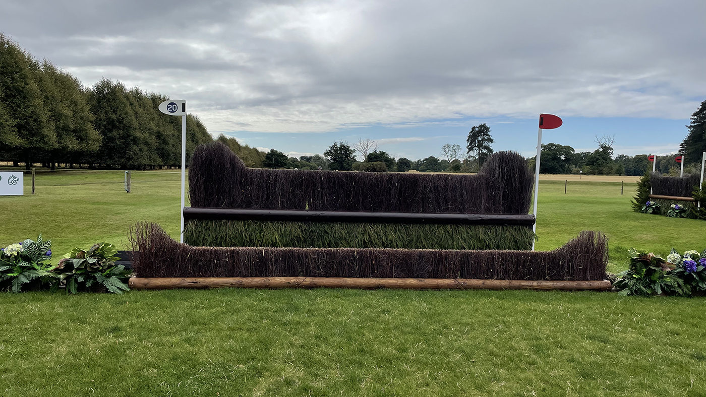 Burghley Horse Trials cross-country course fence 20