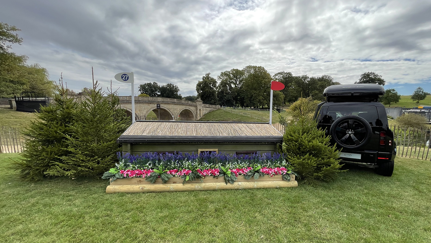 Burghley Horse Trials cross-country course fence 27