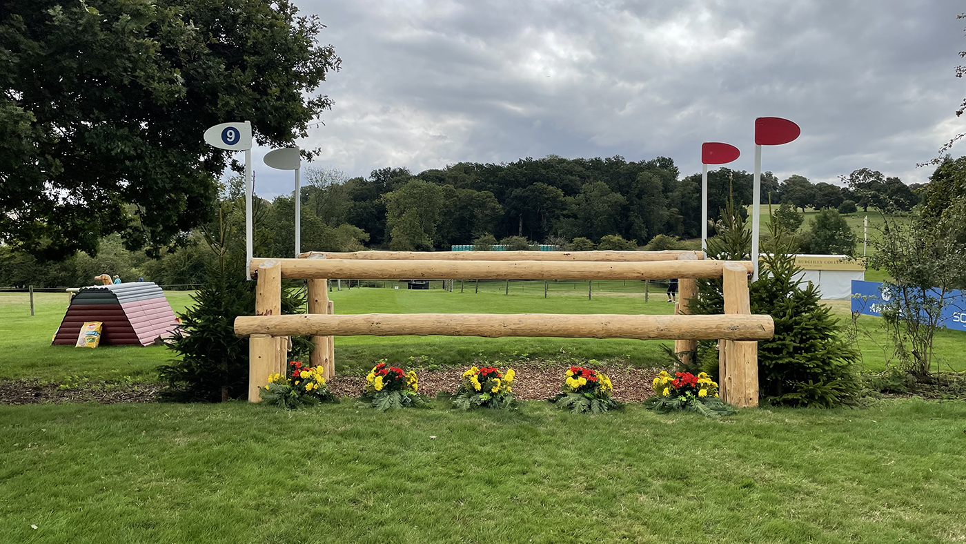 Burghley Horse Trials cross-country course fence 9