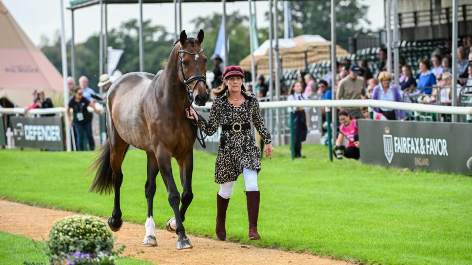 Burghley Horse Trials dressage – Caroline Powell and Greenacres Special Cavalier