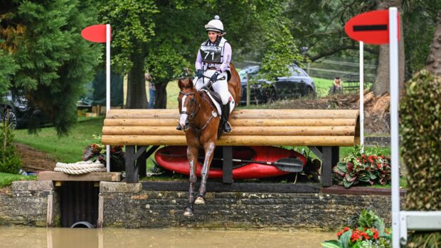Burghley Horse Trials cross-country - Gemma Stevens and Chilli Knight