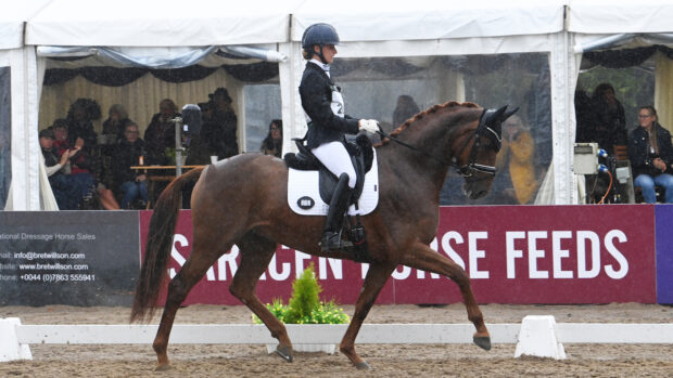 Alicia Lee and Della Ballerina at the 2024 National Dressage Championships.