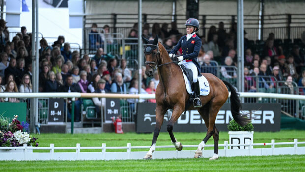 Burghley Horse Trials dressage Ros Canter and Izilot DHI