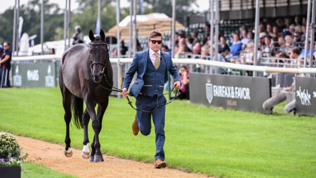 Burghley Horse Trials first trot-up: Tom Crisp and Liberty And Glory