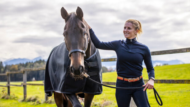 Jessica von Bredow-Werndl and TSF Dalera BB at home in Germany.